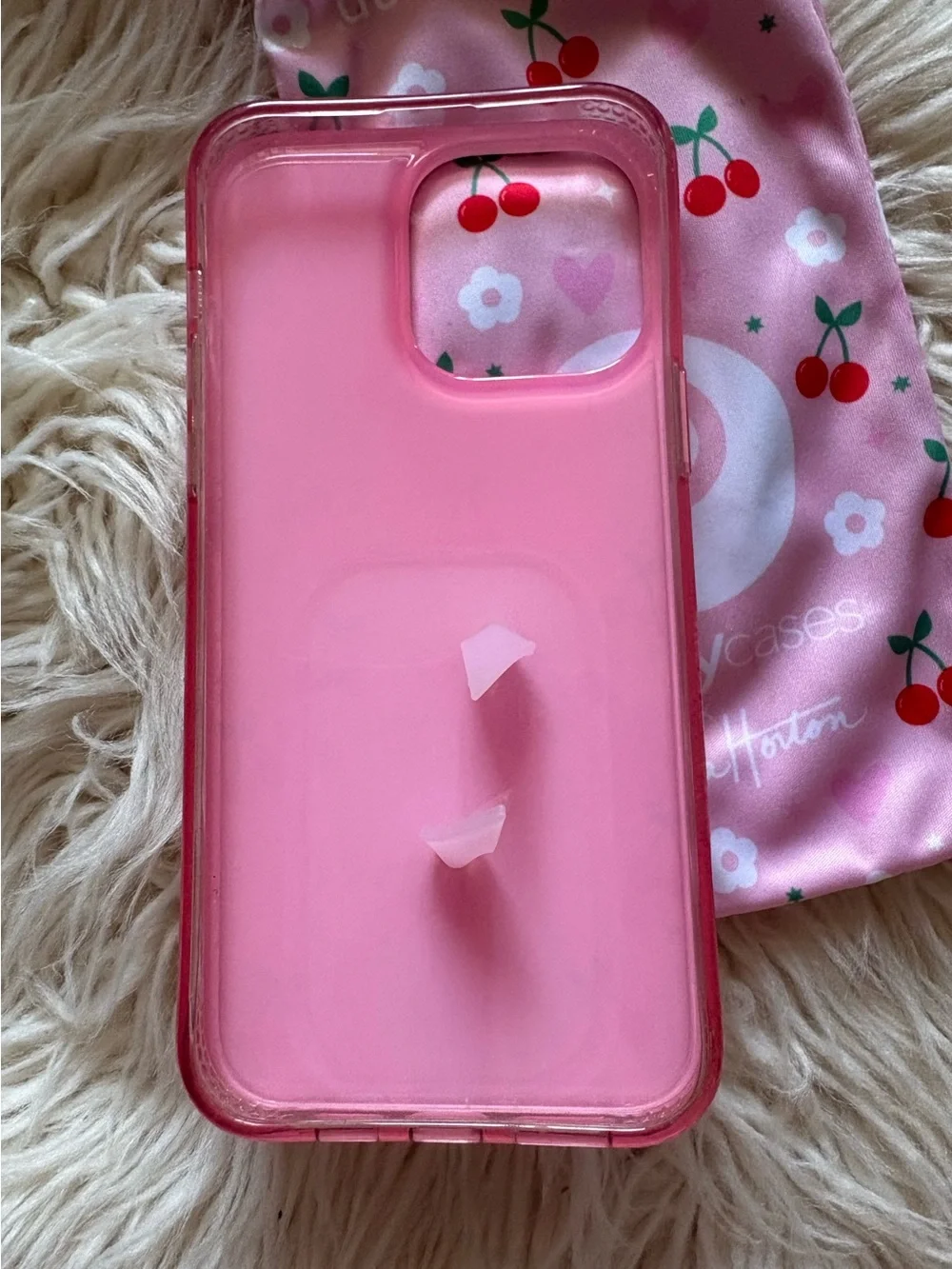 Loopy Case Cherry Cute X Krista Horton Collab Cherries & Bows iPhone 14 Pro Max